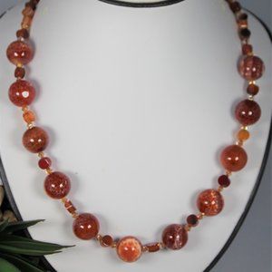 Fire Agate Necklace